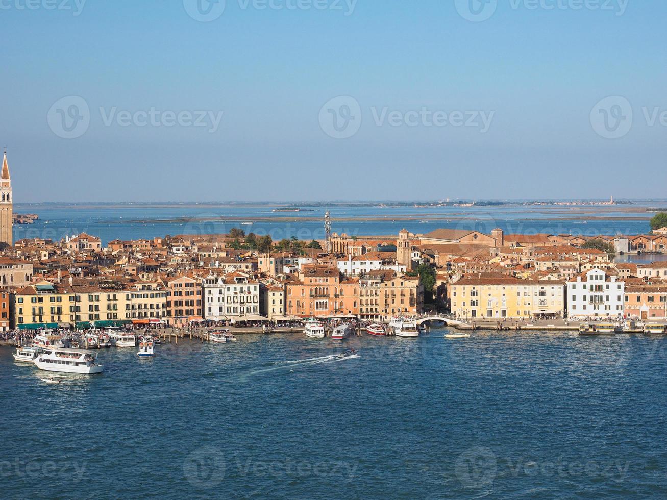 Luftaufnahme von Venedig foto