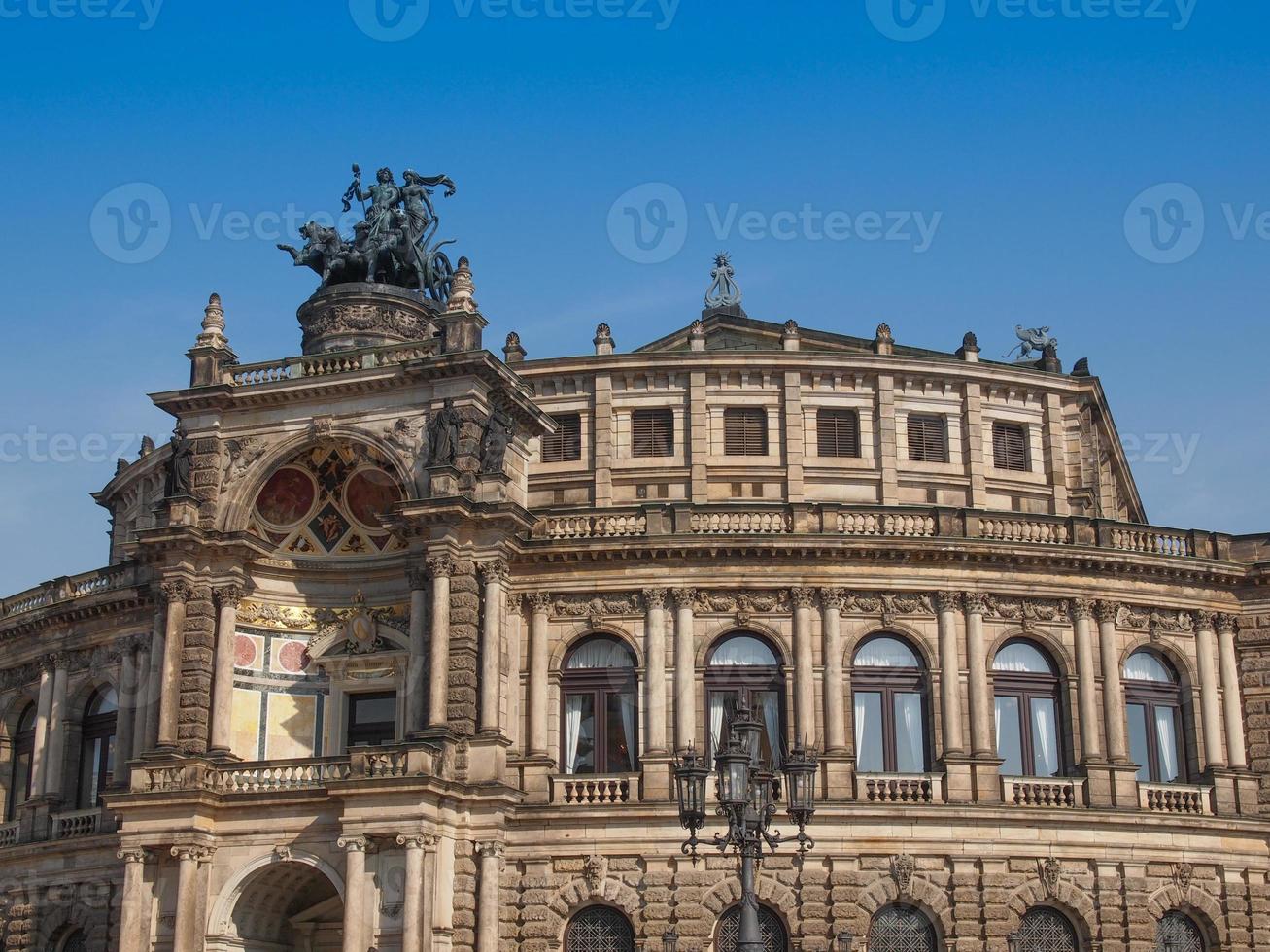 Semperoper in Dresden foto