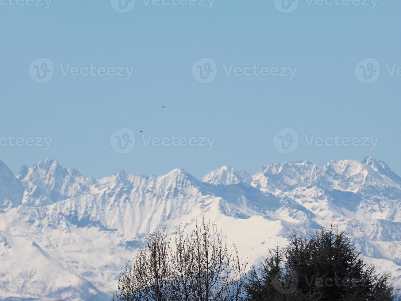 alpen bergkette foto