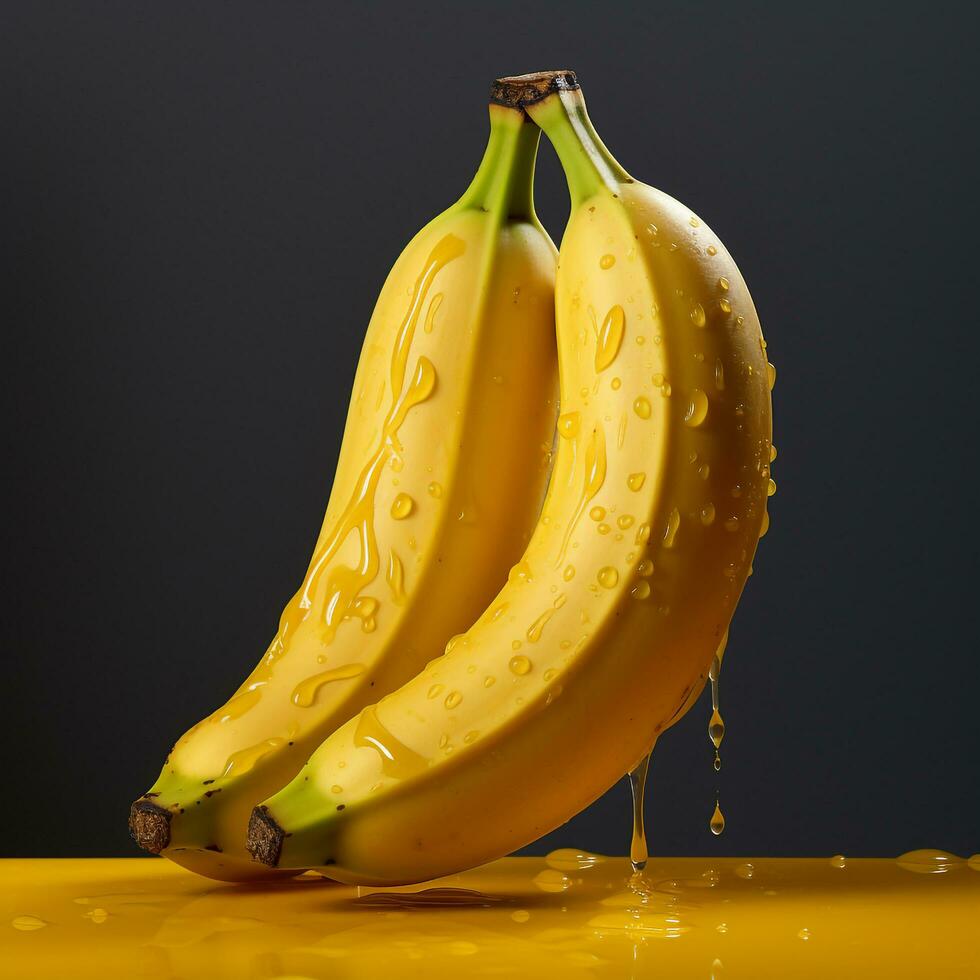 Banane Spritzen Wasser foto