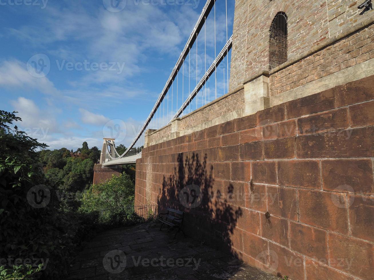 clifton hängebrücke in bristol foto