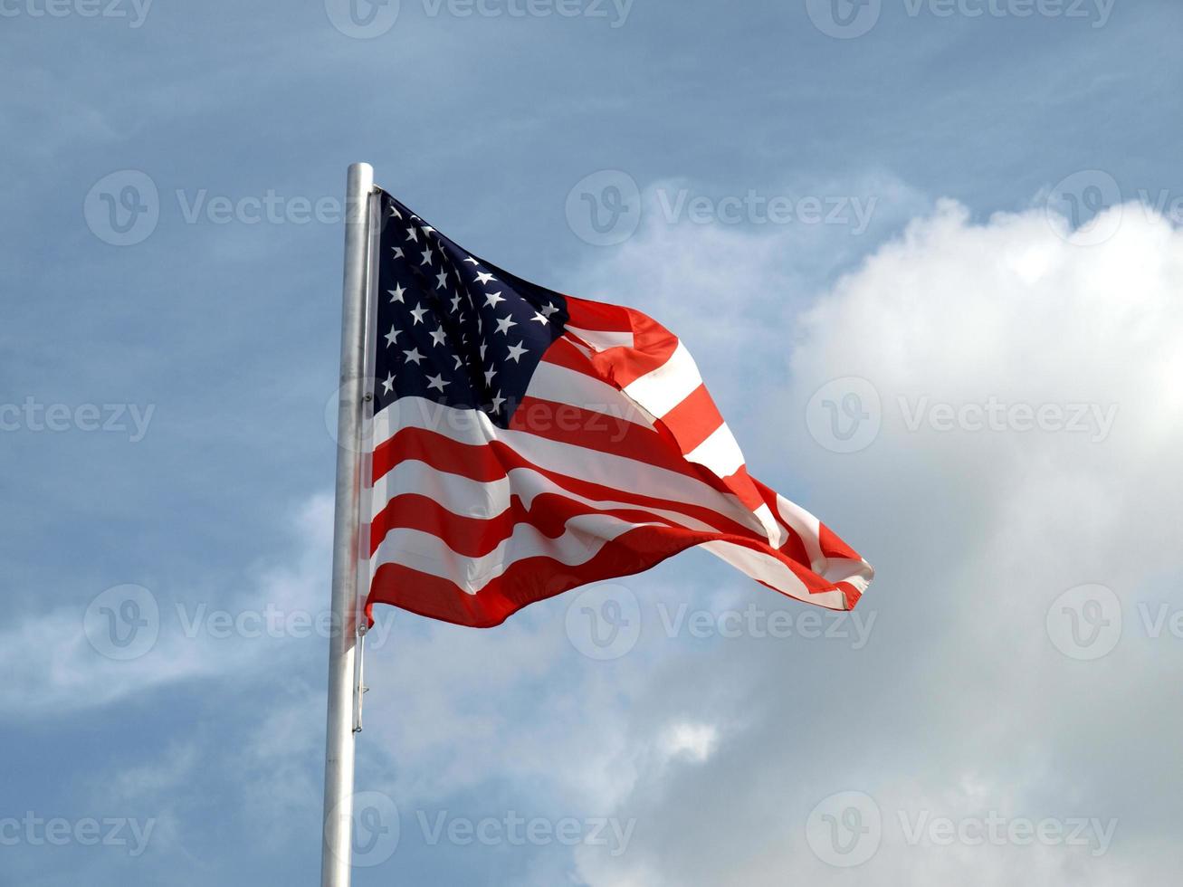 USA-Flagge der Vereinigten Staaten foto