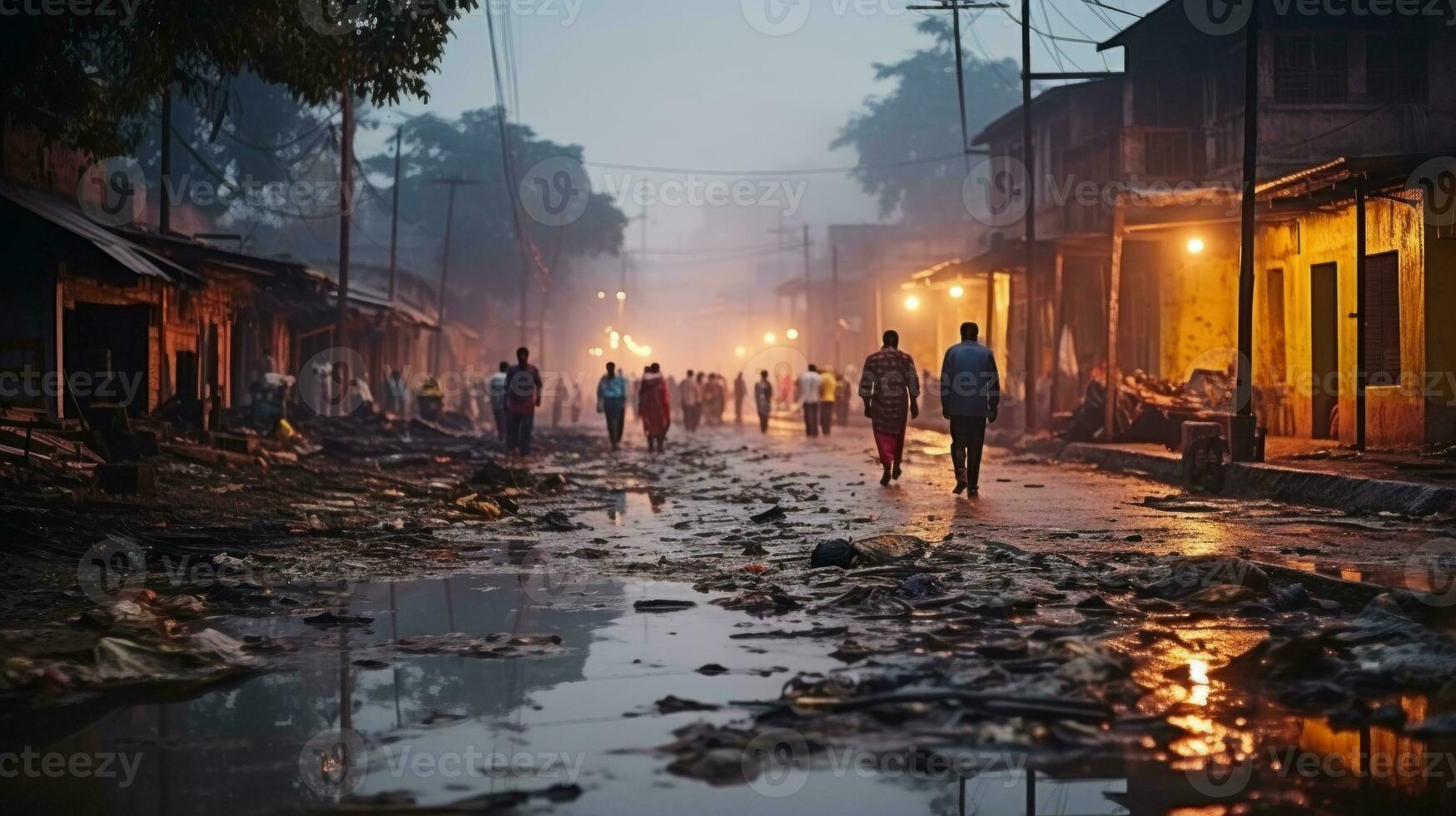 ein Gruppe von Menschen Gehen auf das Straße im Kalkutta, Westen Bengalen, Indien foto