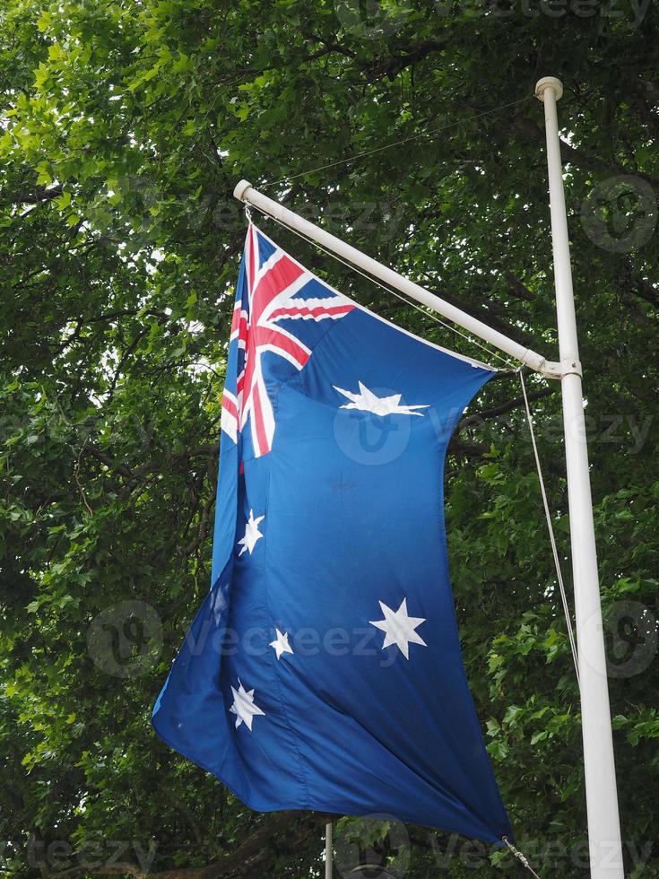 australische flagge von australien foto