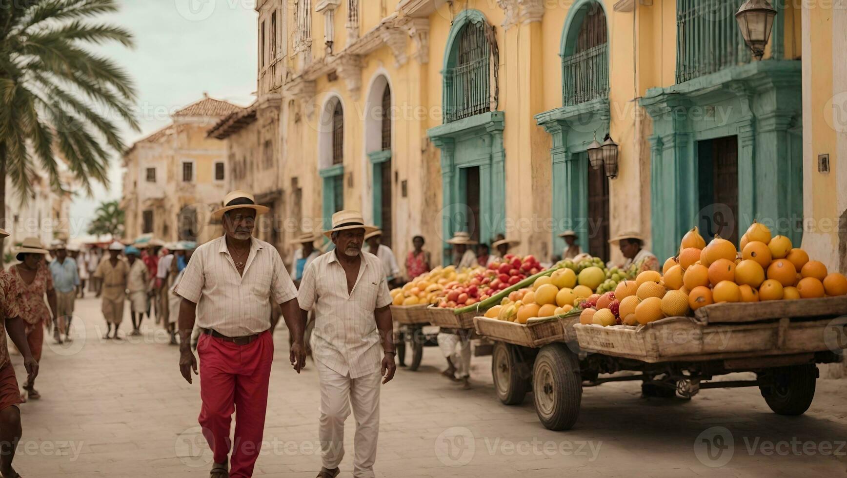 Cartagena, Kolumbien. ai generiert foto