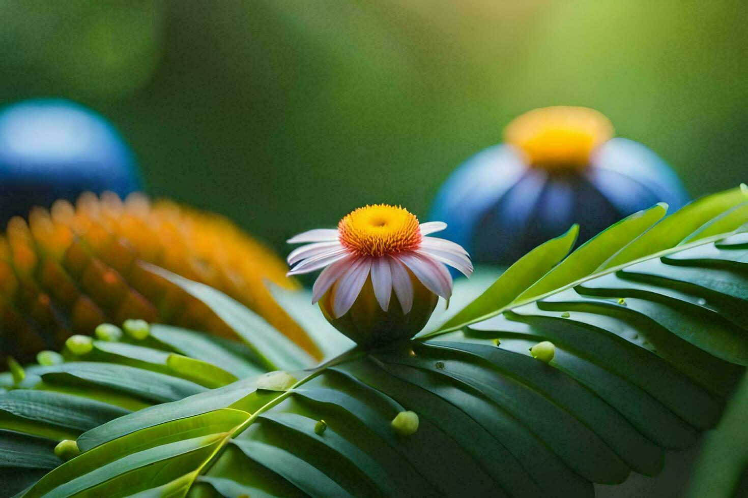 Foto Hintergrund das Himmel, Pflanzen, Blumen, das Sonne, das Himmel, das Sonne, Die. KI-generiert