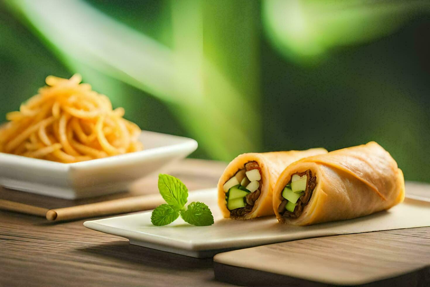 das Beste Chinesisch Essen im das Vereinigtes Königreich. KI-generiert foto