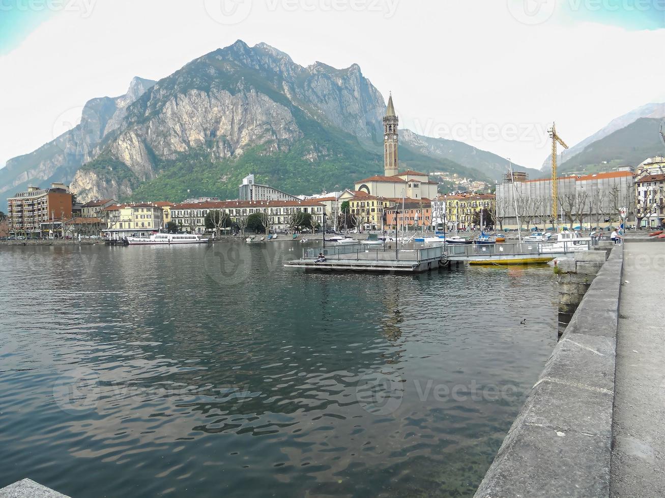 Landschaft von Lecco foto