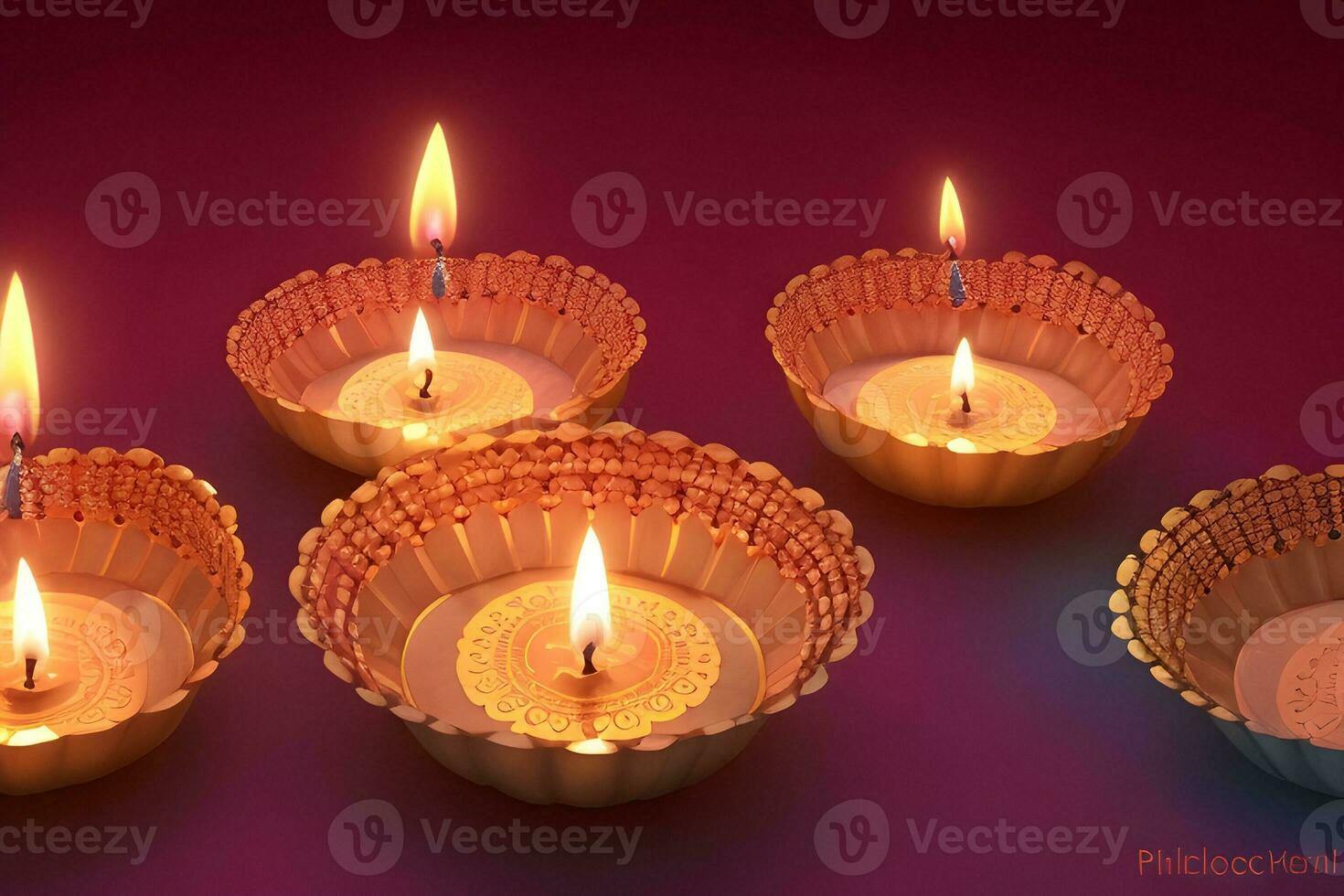 Diwali, das Triumph von Licht und Freundlichkeit foto