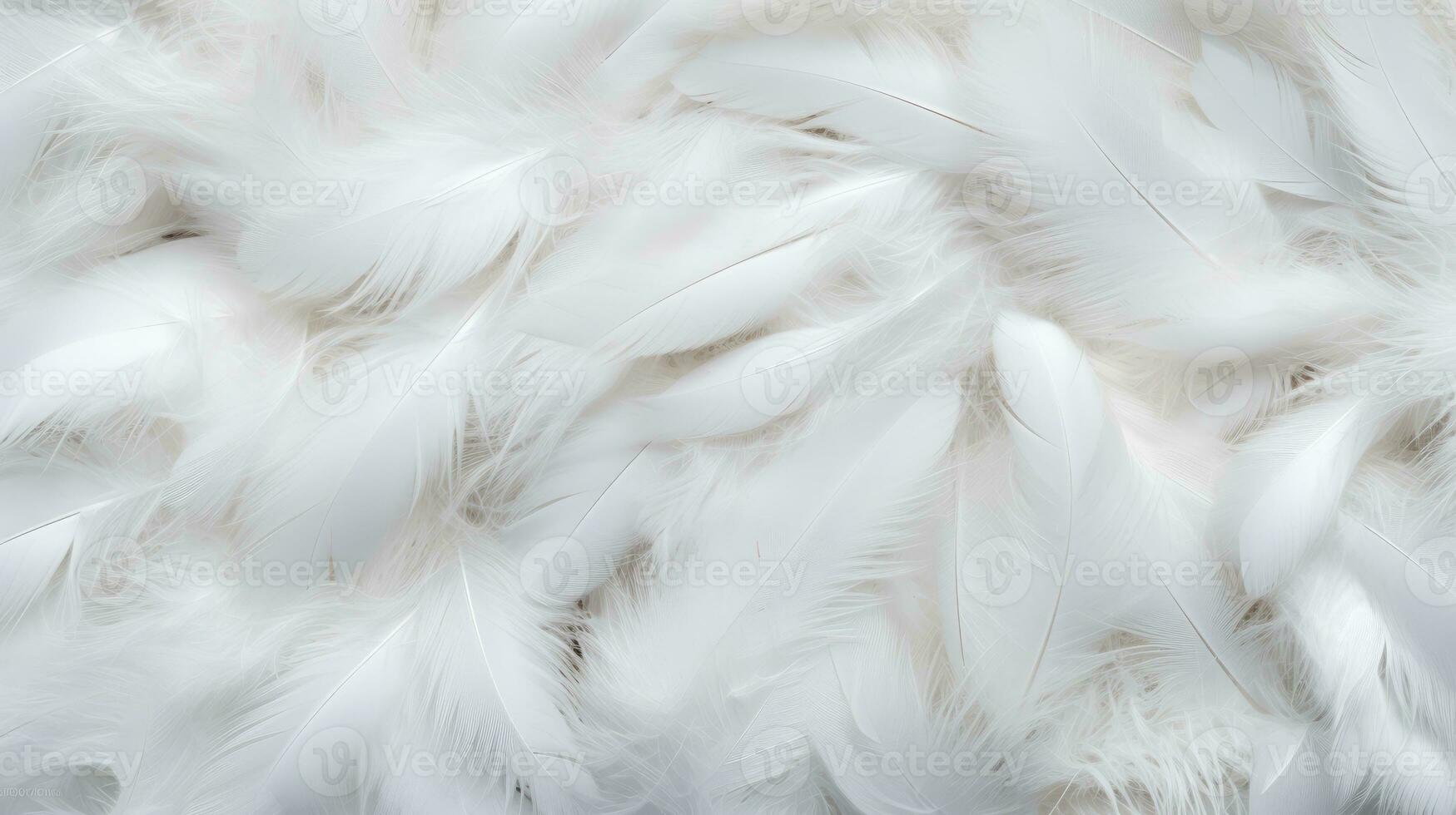 Weiß Feder Textur Hintergrund, Pastell- Sanft Pelz zum Baby zu schlafen. foto