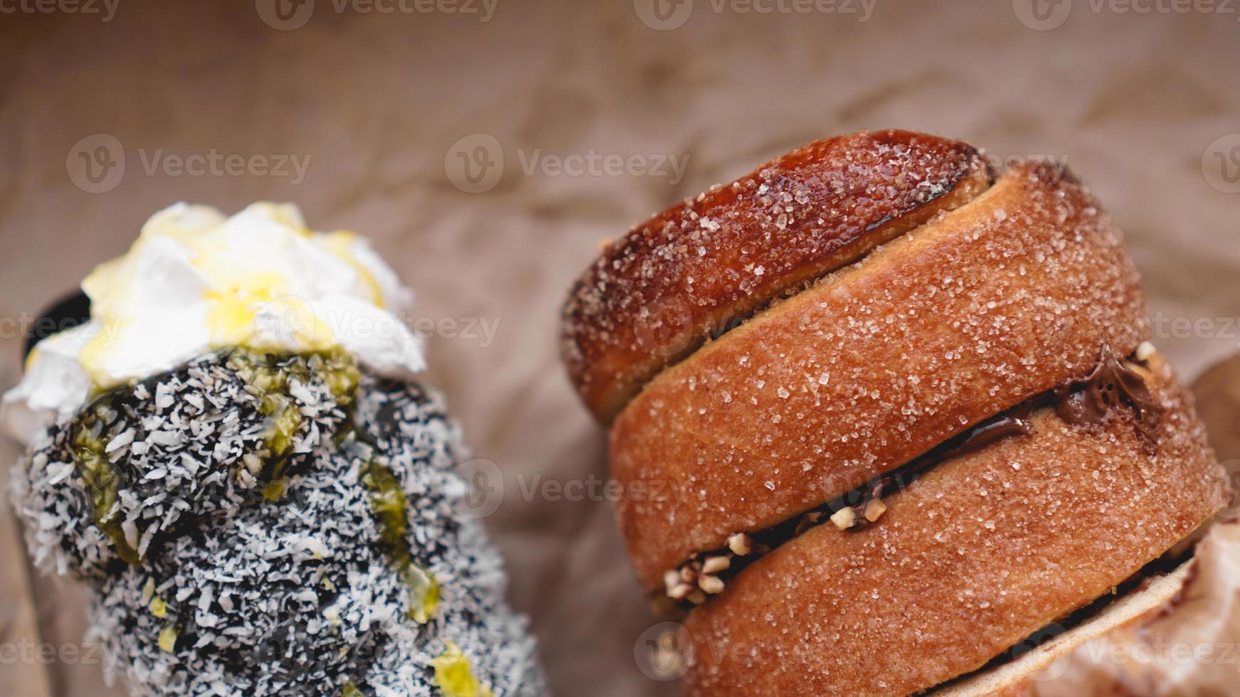 Trdelnik oder Trdlo ist traditionelles tschechisches Gebäck foto