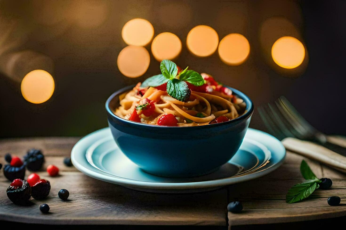 das Beste Pasta Geschirr im das Welt. KI-generiert foto