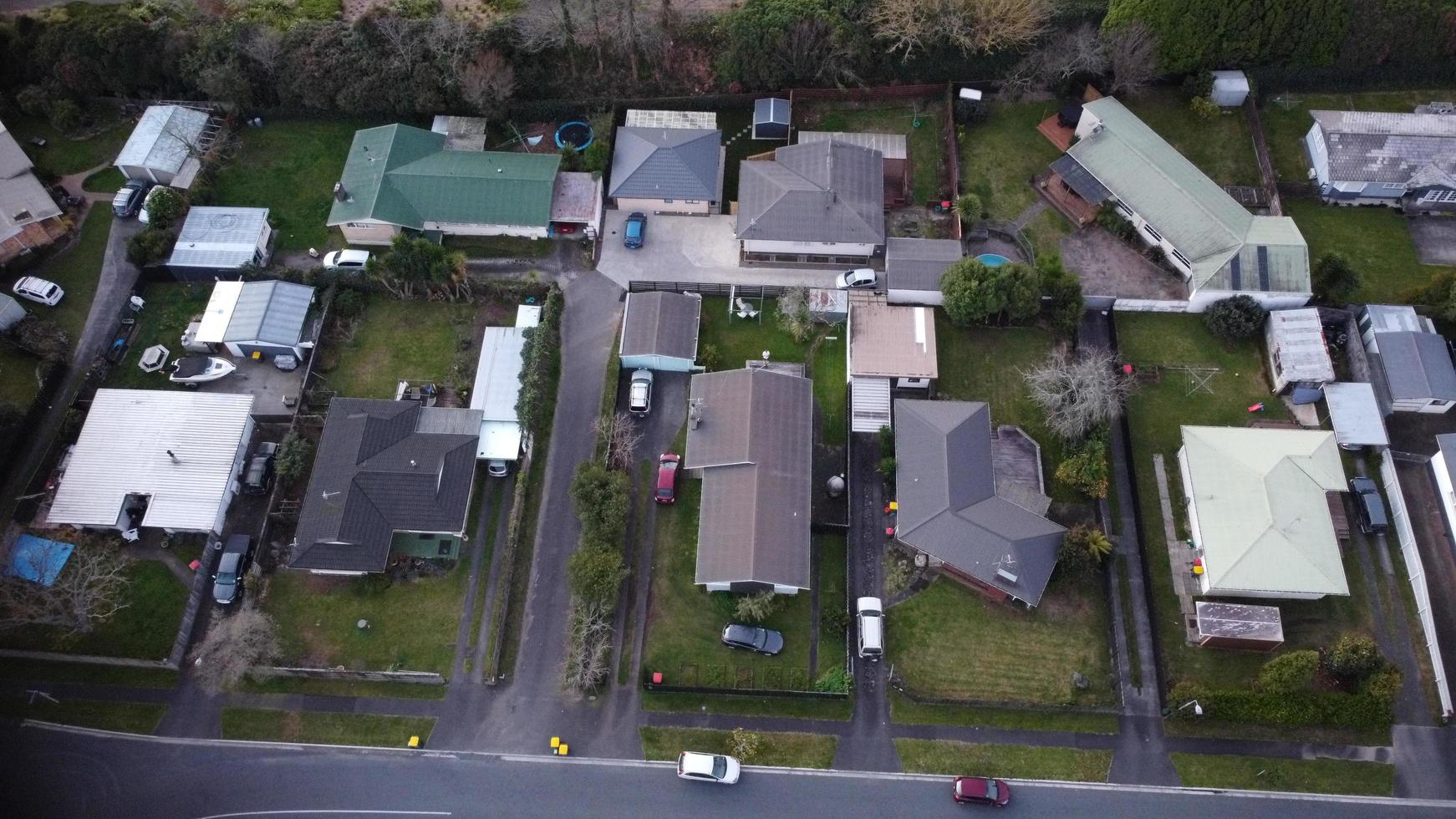 Luftaufnahme von Hamilton, Neuseeland foto
