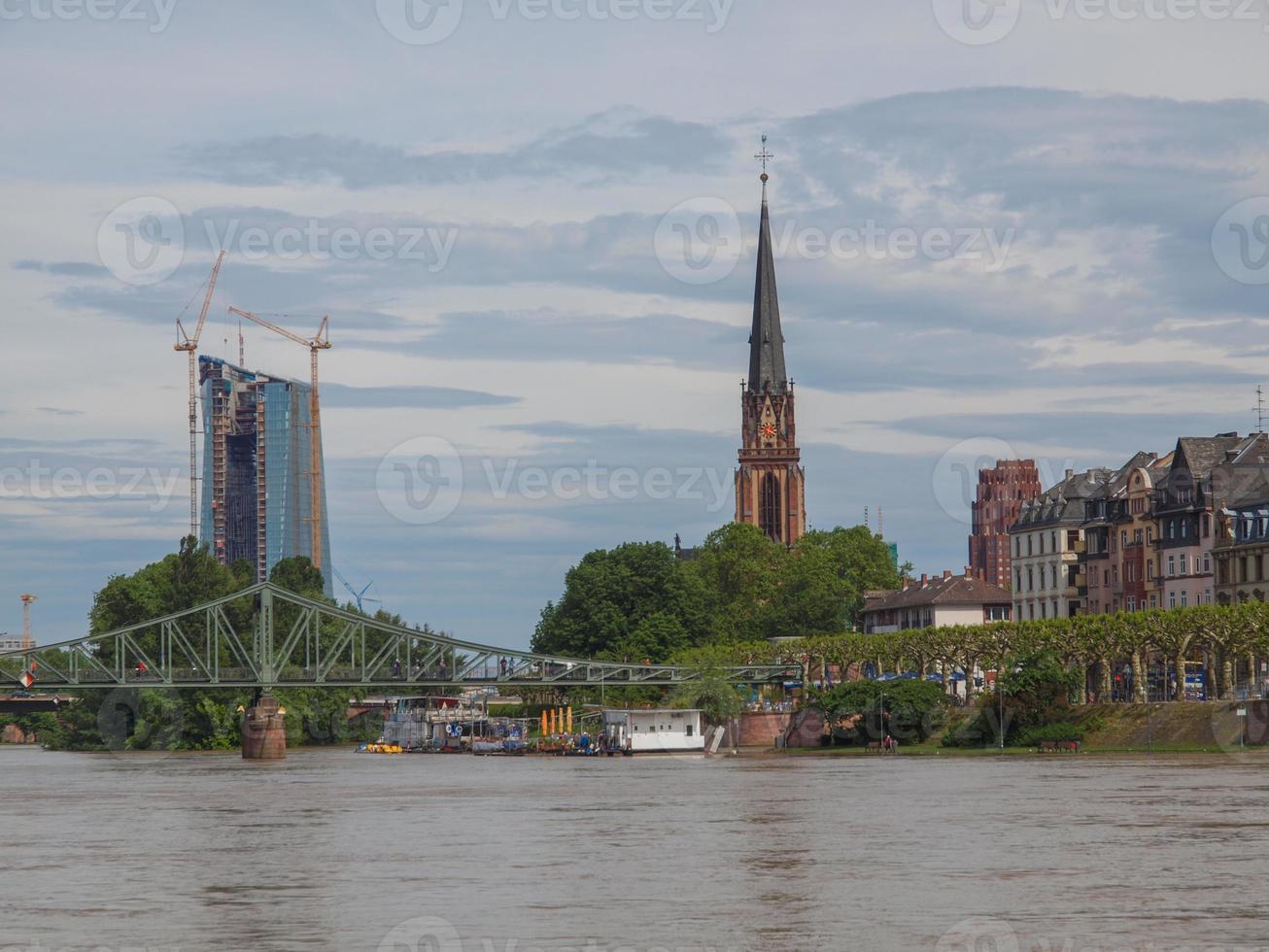 ansicht von frankfurt, deutschland foto