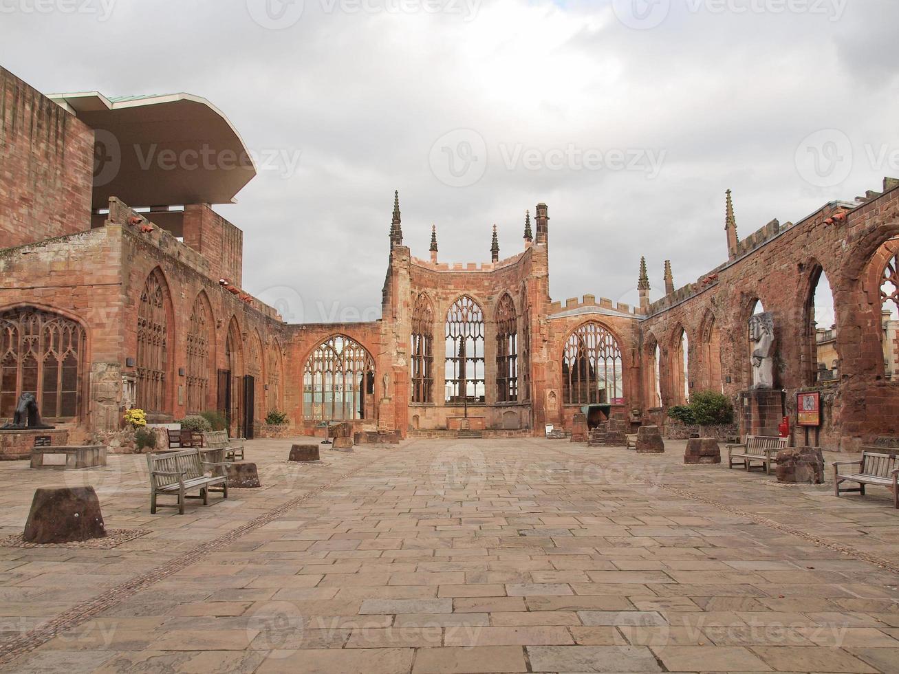 Ruinen der Kathedrale von Coventry foto