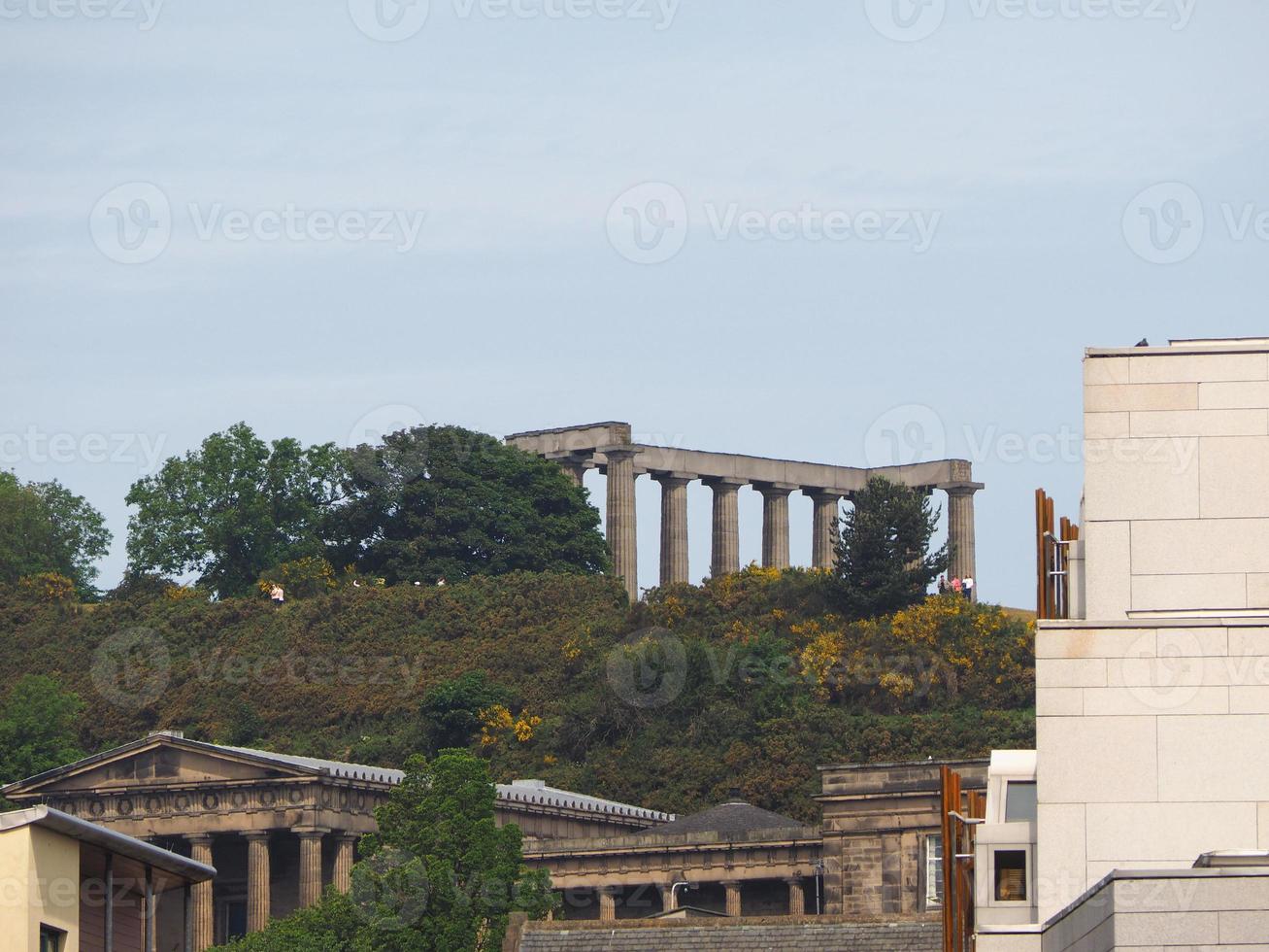 Calton Hill in Edinburgh foto