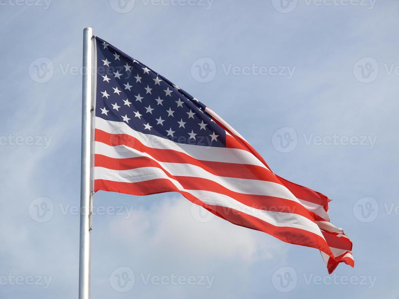 USA-Flagge der Vereinigten Staaten foto