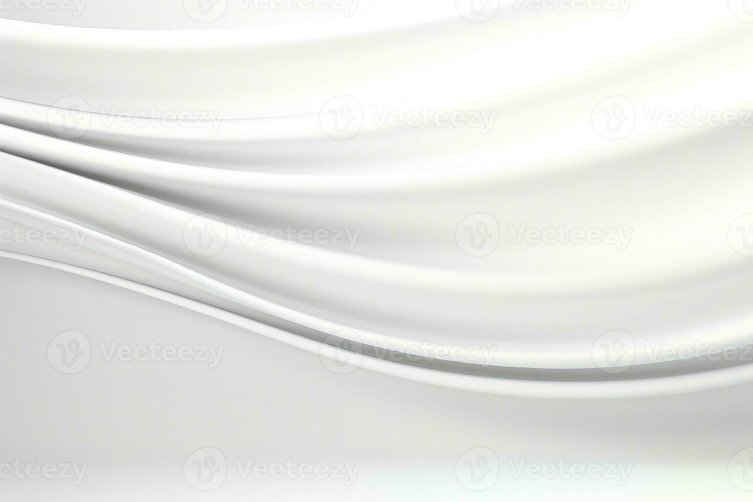 abstrakt Weiß Sanft Wellen Hintergrund, generativ ai Illustration foto