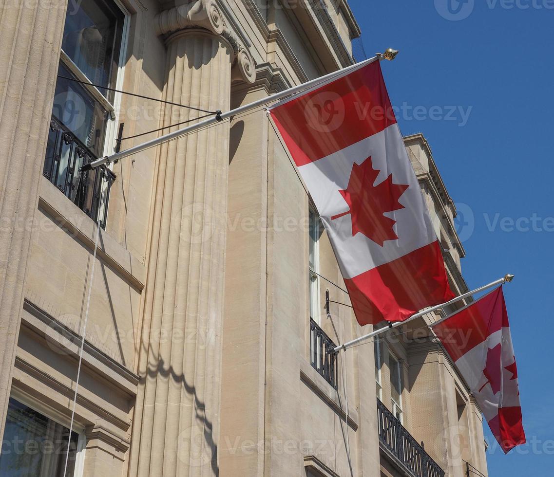 kanadische flagge von kanada foto