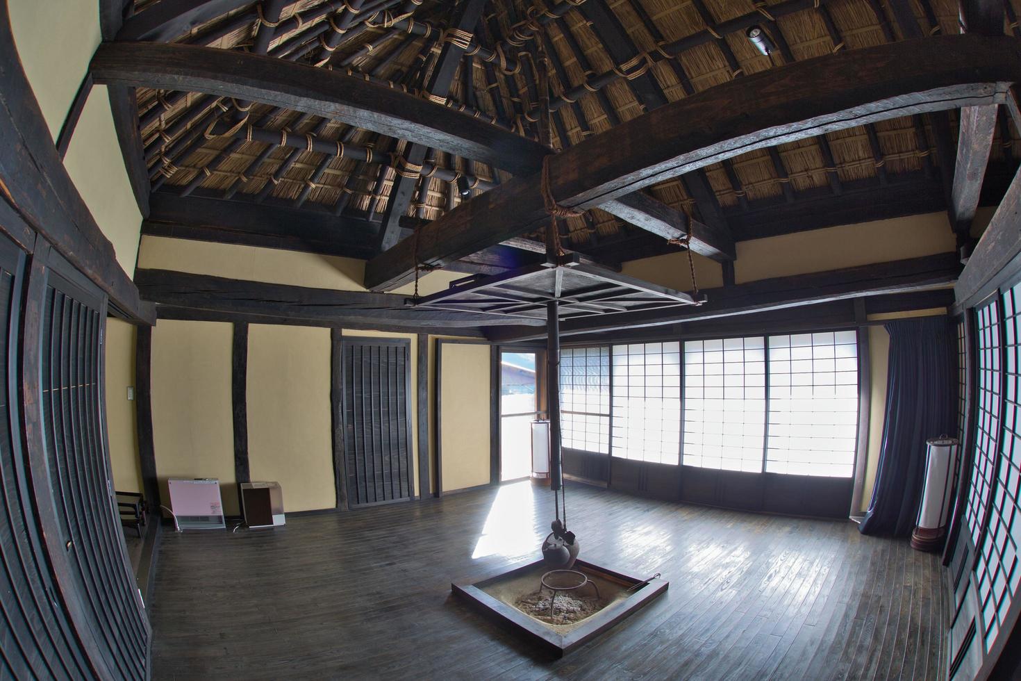 japanisches traditionelles altes bauernhaus in togenkyo-iya, tokushima japan foto