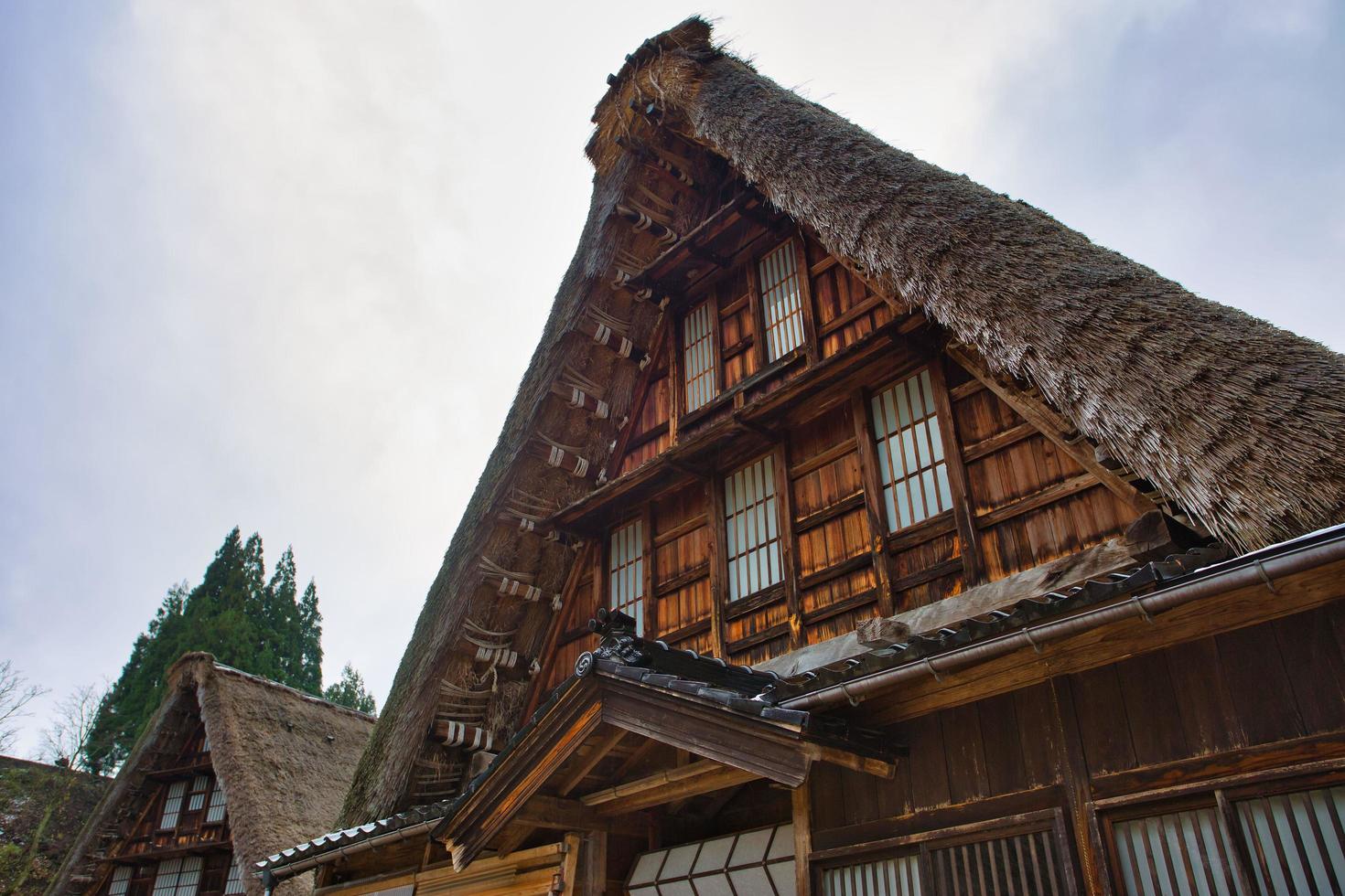 Gokayama-Gebiet innerhalb der Stadt Nanto in der Präfektur Toyama, Japan foto