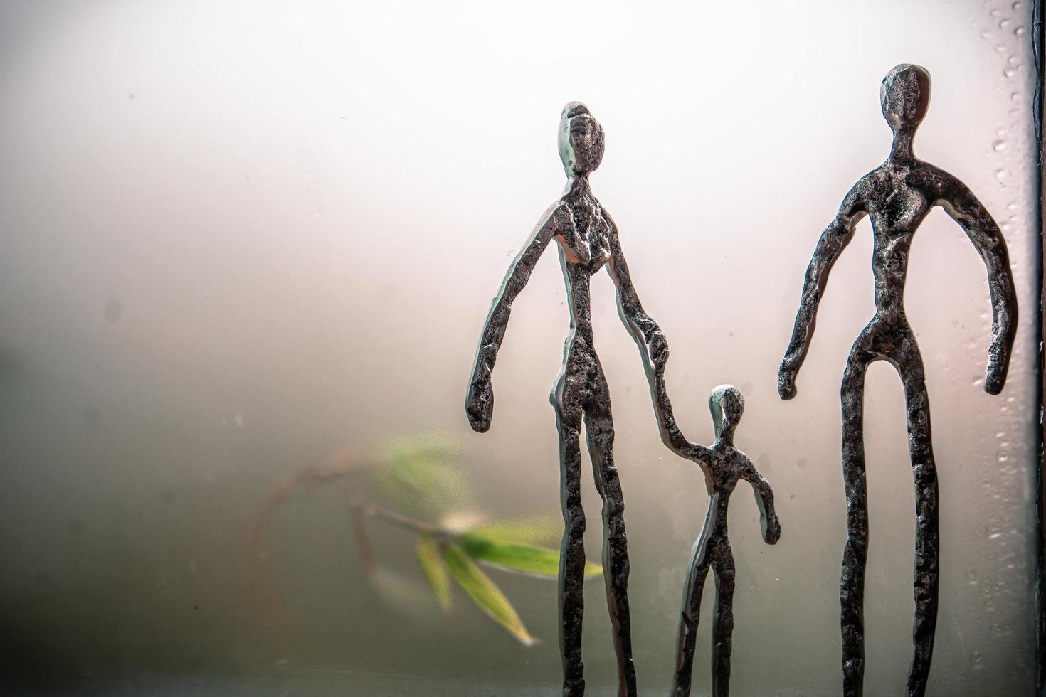 mentale Familienfiguren foto