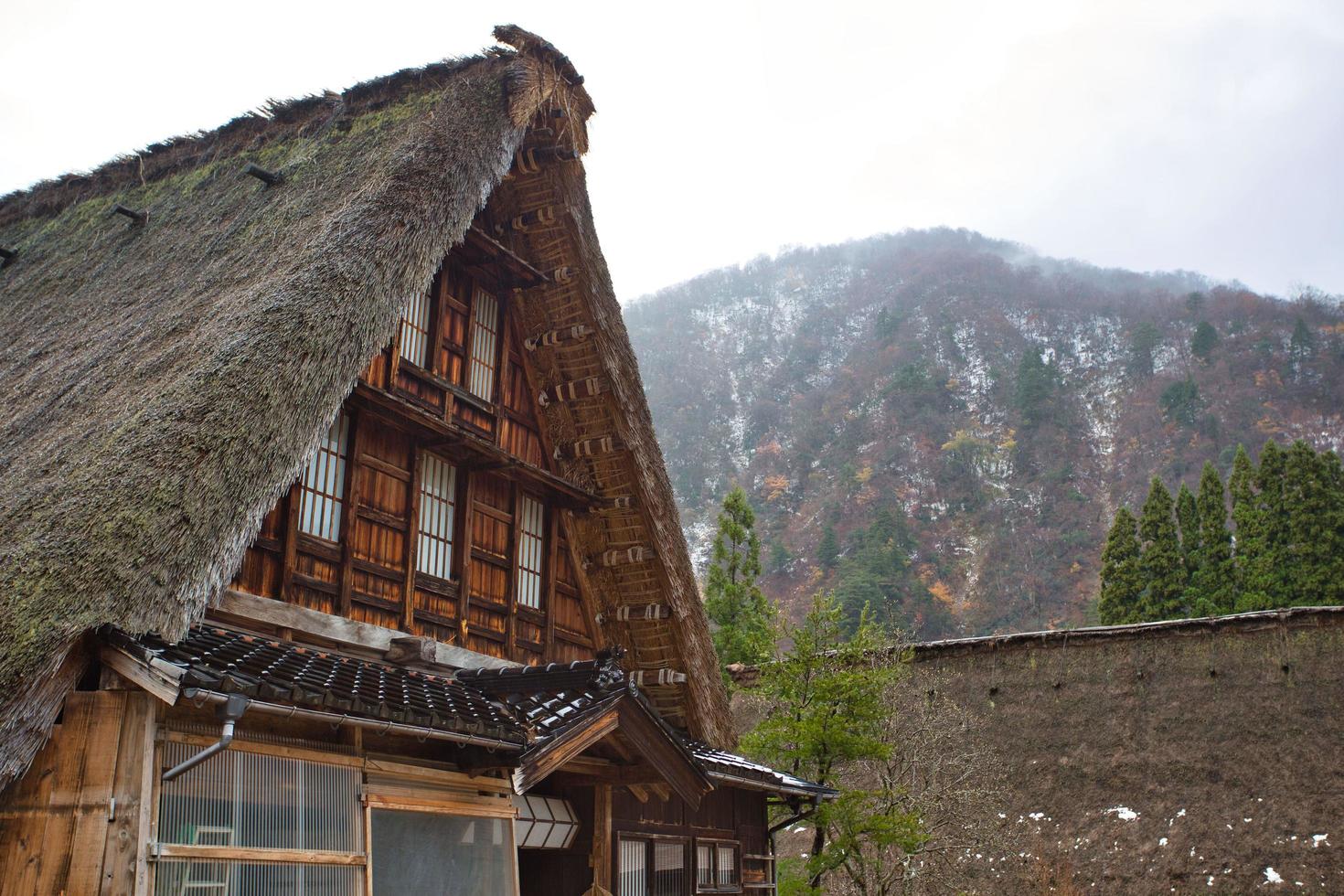 Gokayama-Gebiet innerhalb der Stadt Nanto in der Präfektur Toyama, Japan foto