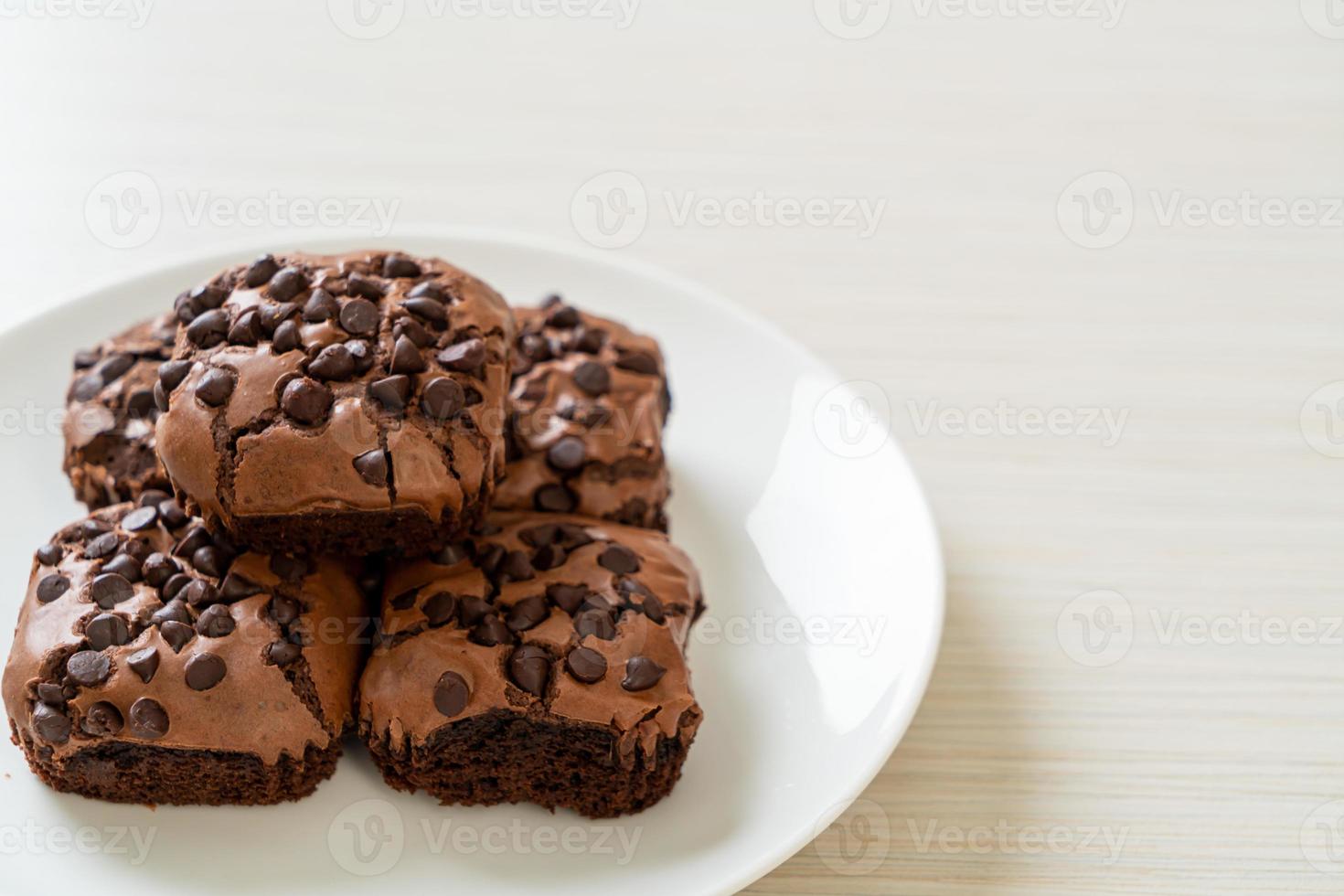 dunkle Schokoladen Brownies foto