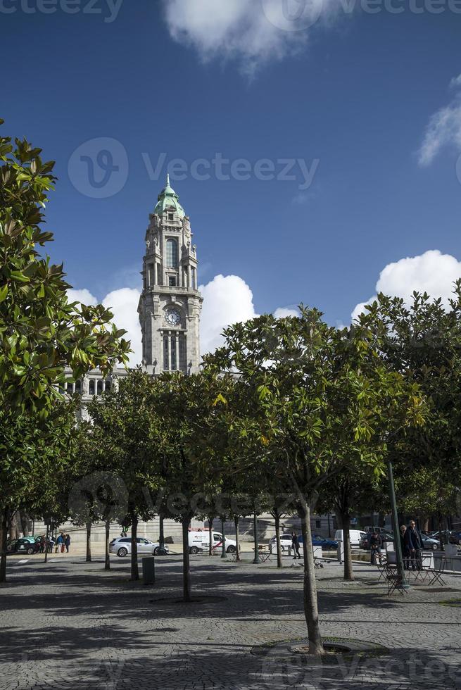 Rathaus Wahrzeichen in der Innenstadt von Porto in Portugal? foto