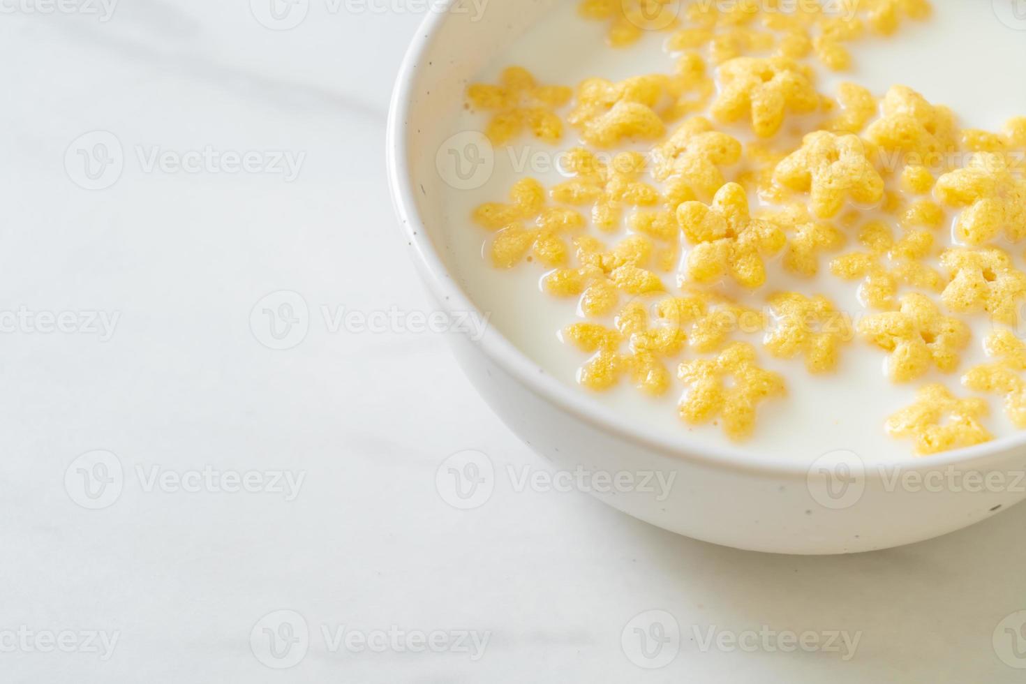 Müsli mit frischer Milch foto