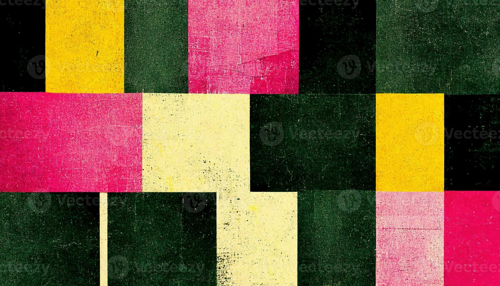 generativ ai, abstrakt Bauhaus Stil Hintergrund mit körnig Papier Textur. modisch zeitgenössisch minimal 20er Jahre geometrisch Design. Digital Kunst. foto