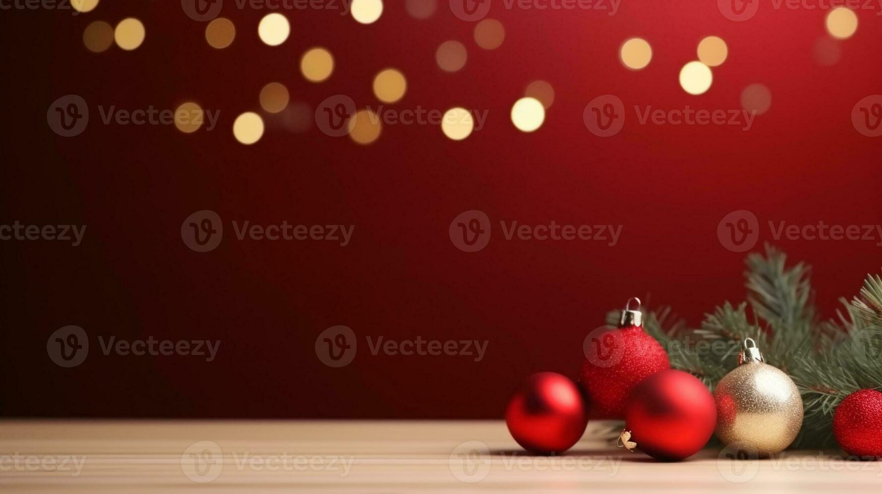 Weihnachten Dekoration Hintergrund generativ ai foto