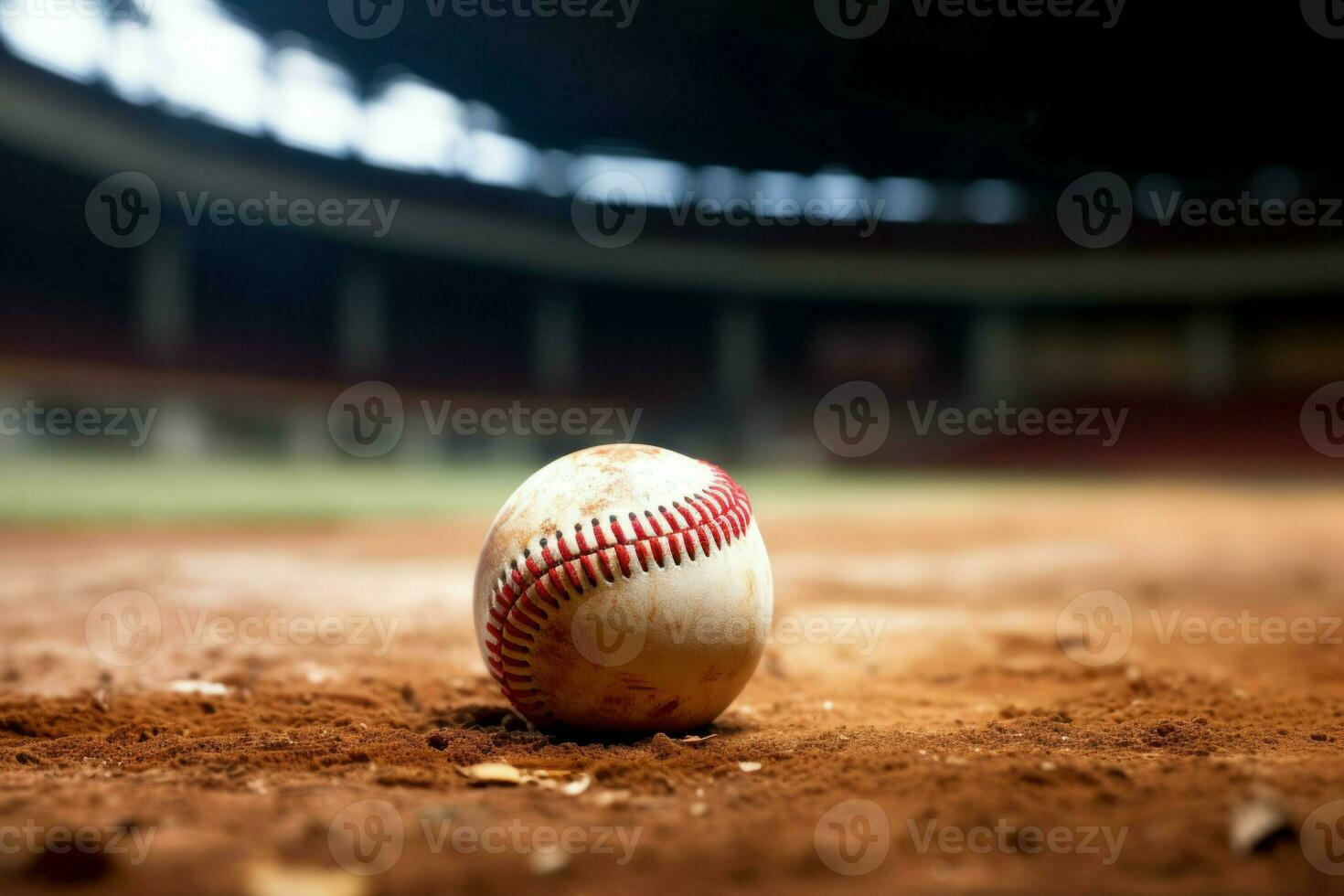 Neu Baseball Ball. generieren ai foto