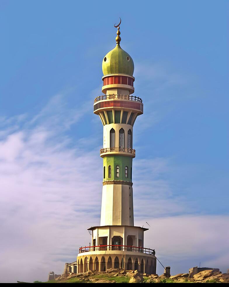 realistisch Bergmann von das Moschee foto