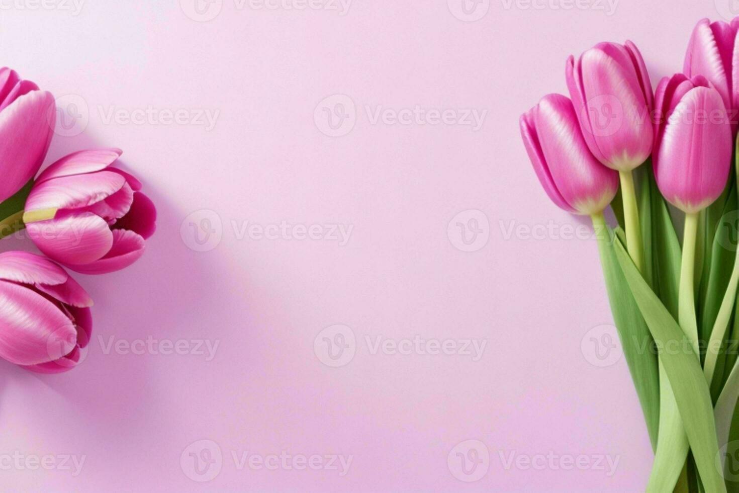 Tulpe Blume. Hintergrund. ai generativ Profi Foto