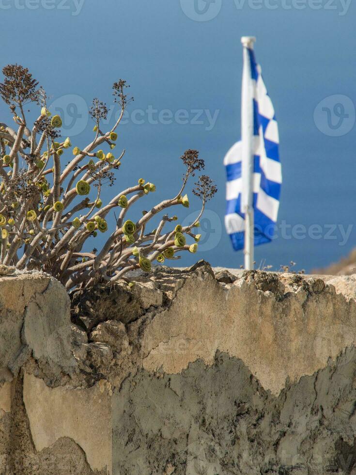 das griechisch Insel von Santorini foto