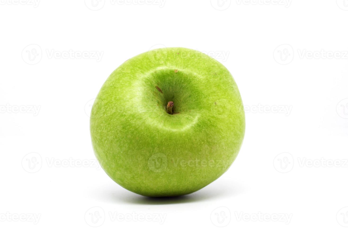 Granny Smith Apfel isoliert auf weißem Hintergrund foto