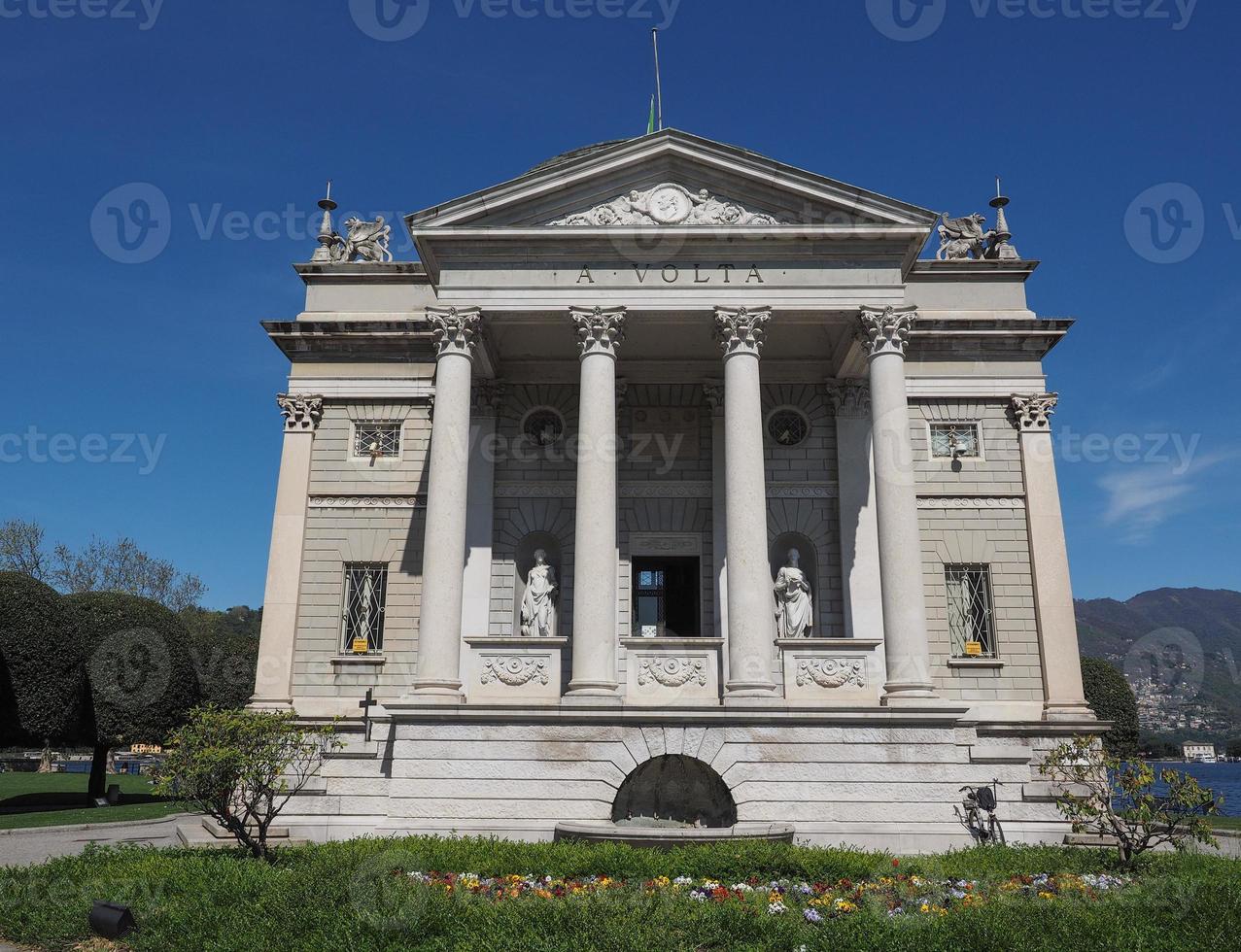 tempio voltiano volta tempel in como foto