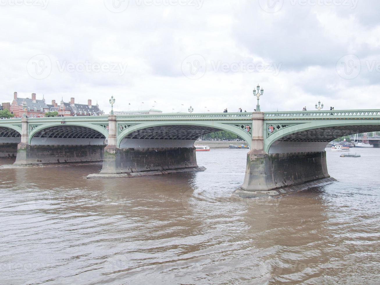 Westminster-Brücke in London foto