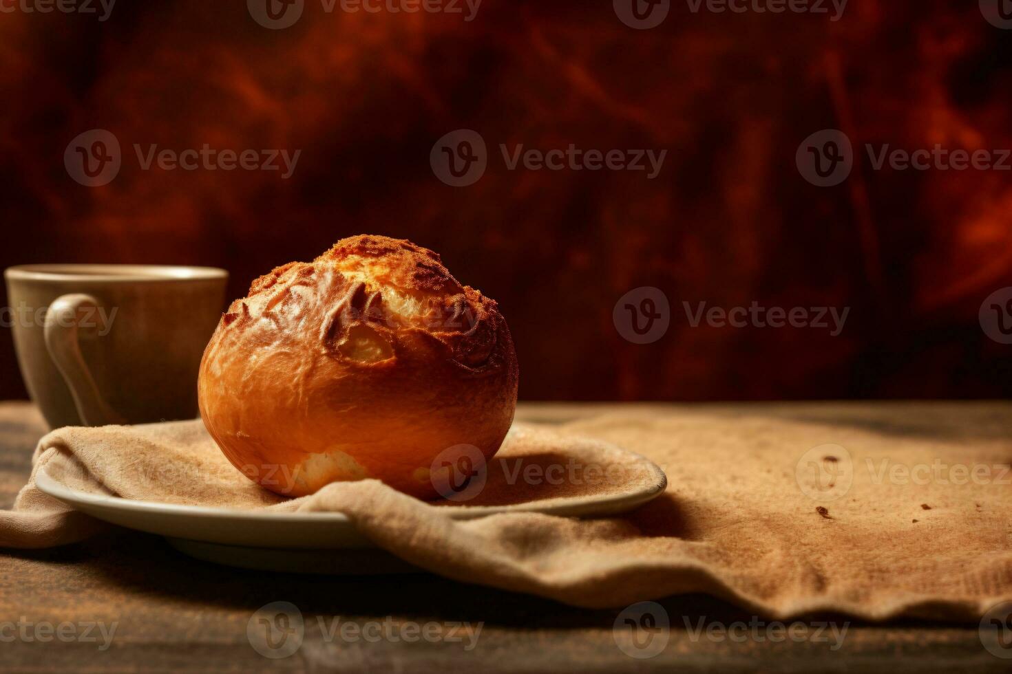 warm gebacken Äpfel auf das Tisch, ai generiert foto