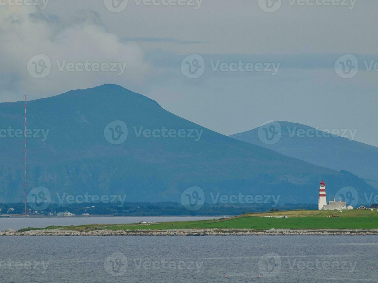 trondheim und das Fjorde von Norwegen foto