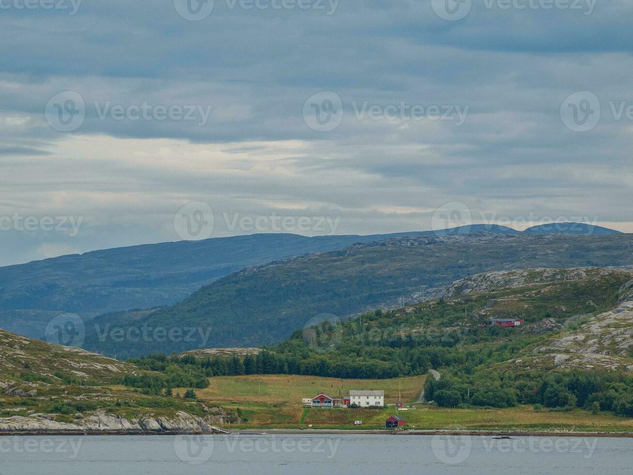 das Stadt von trondheim im Norwegen foto