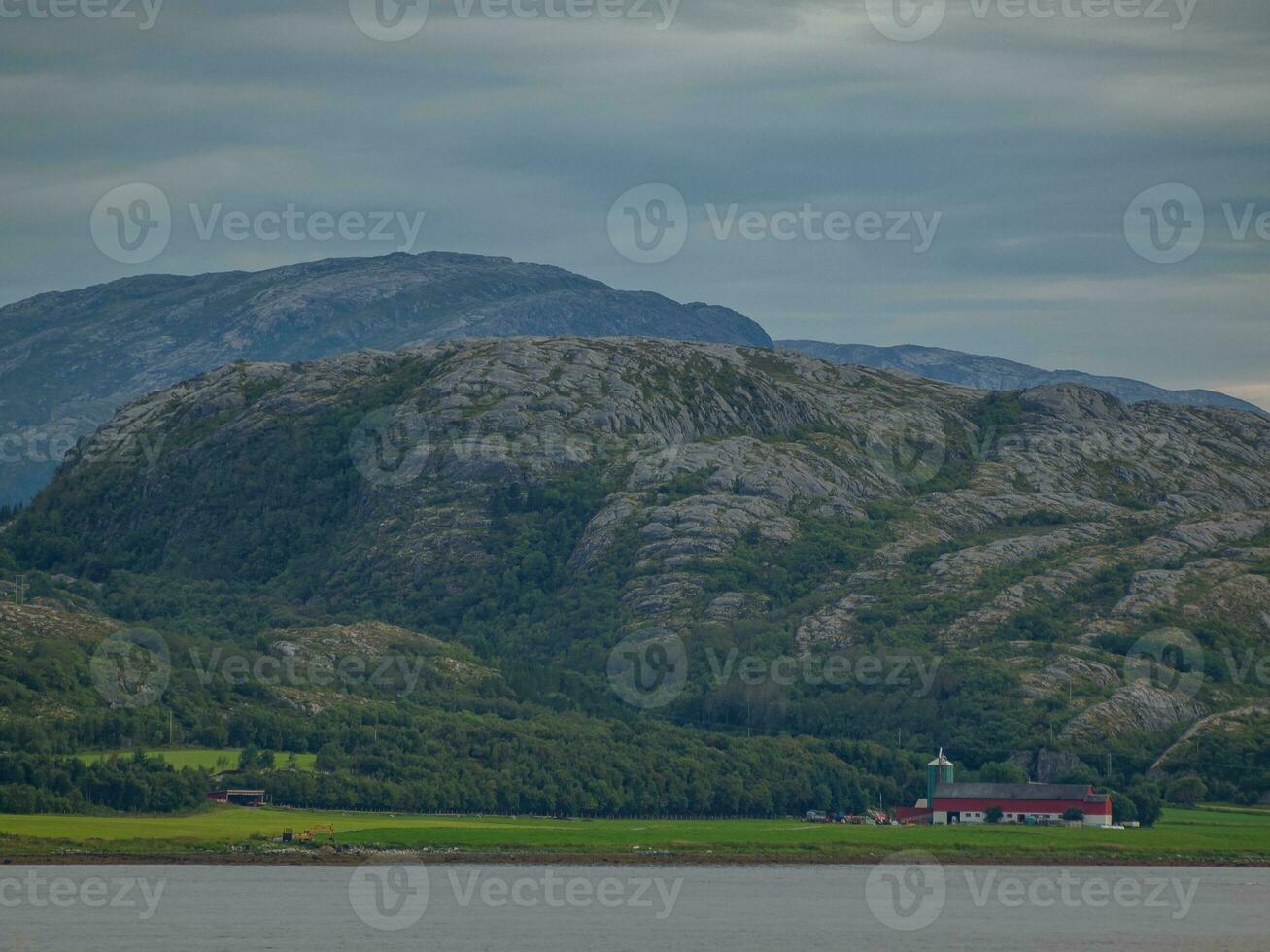 das Stadt von trondheim im Norwegen foto