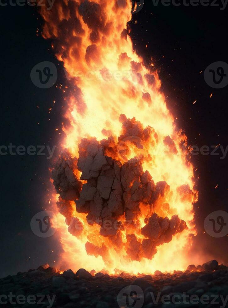 Feuer flar Hintergrund foto