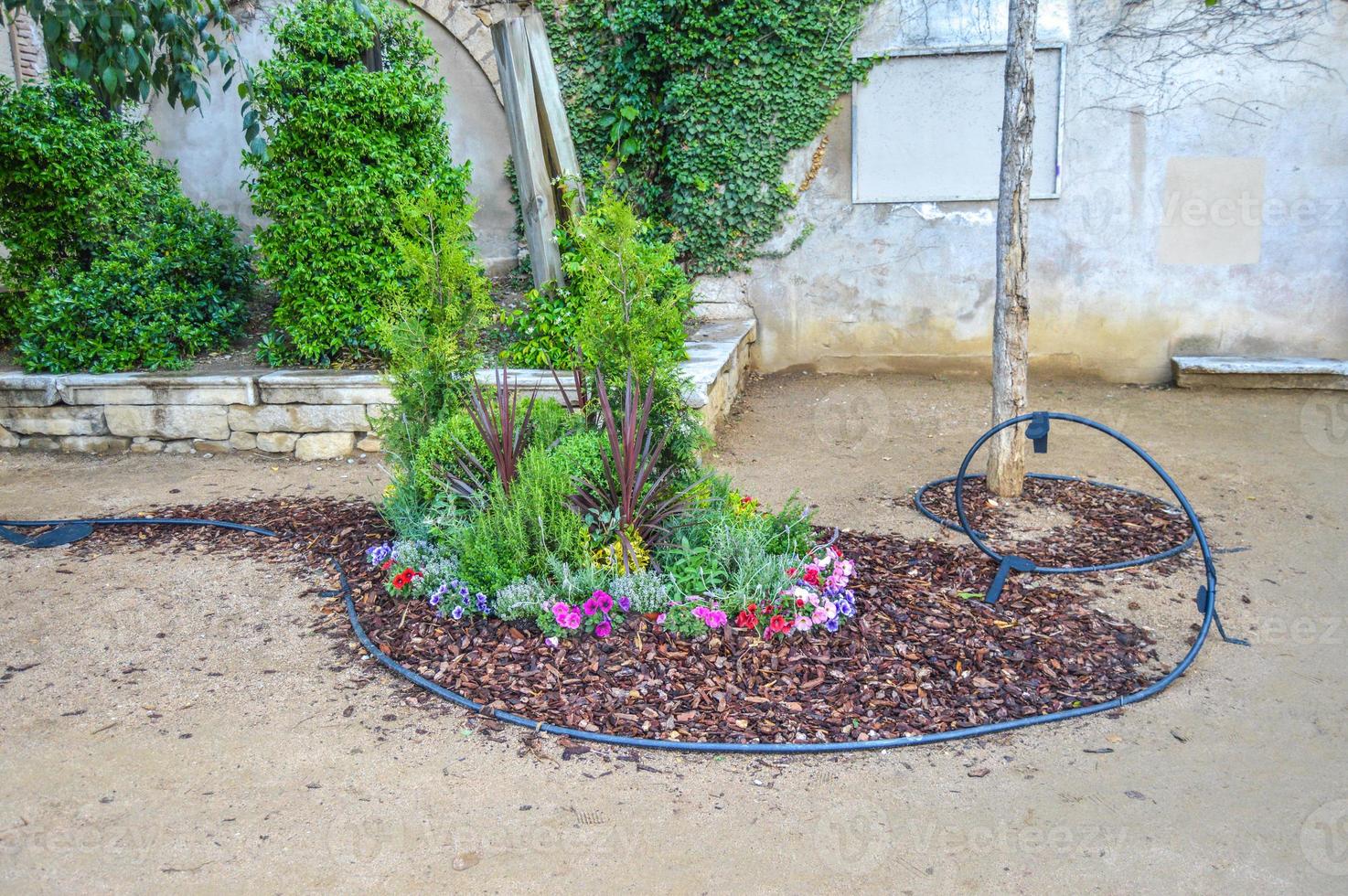 Blumenfest in Girona Temps de Flors, Spanien. 2018 foto