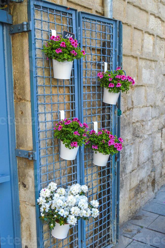 Blumenfest in Girona Temps de Flors, Spanien. 2018 foto