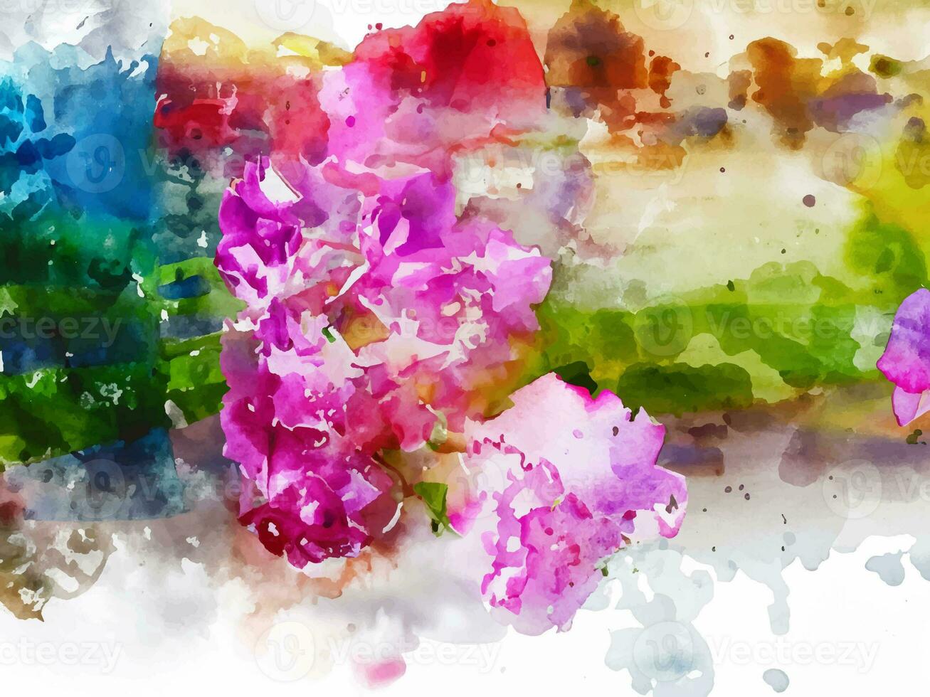 Aquarell Textur Spritzer beflecken Hintergrund foto