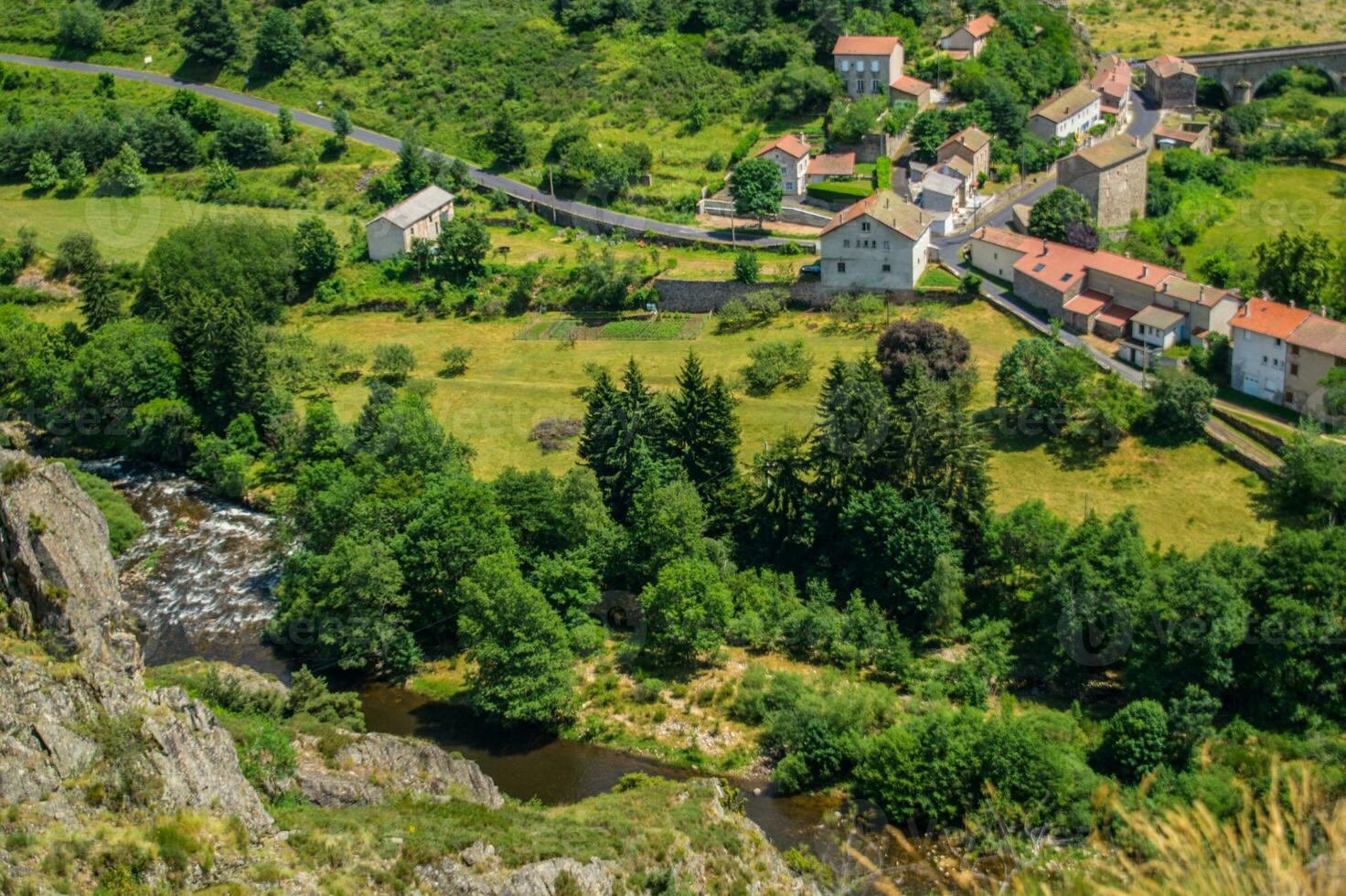 Schlösser, im Haute Loire, Frankreich foto