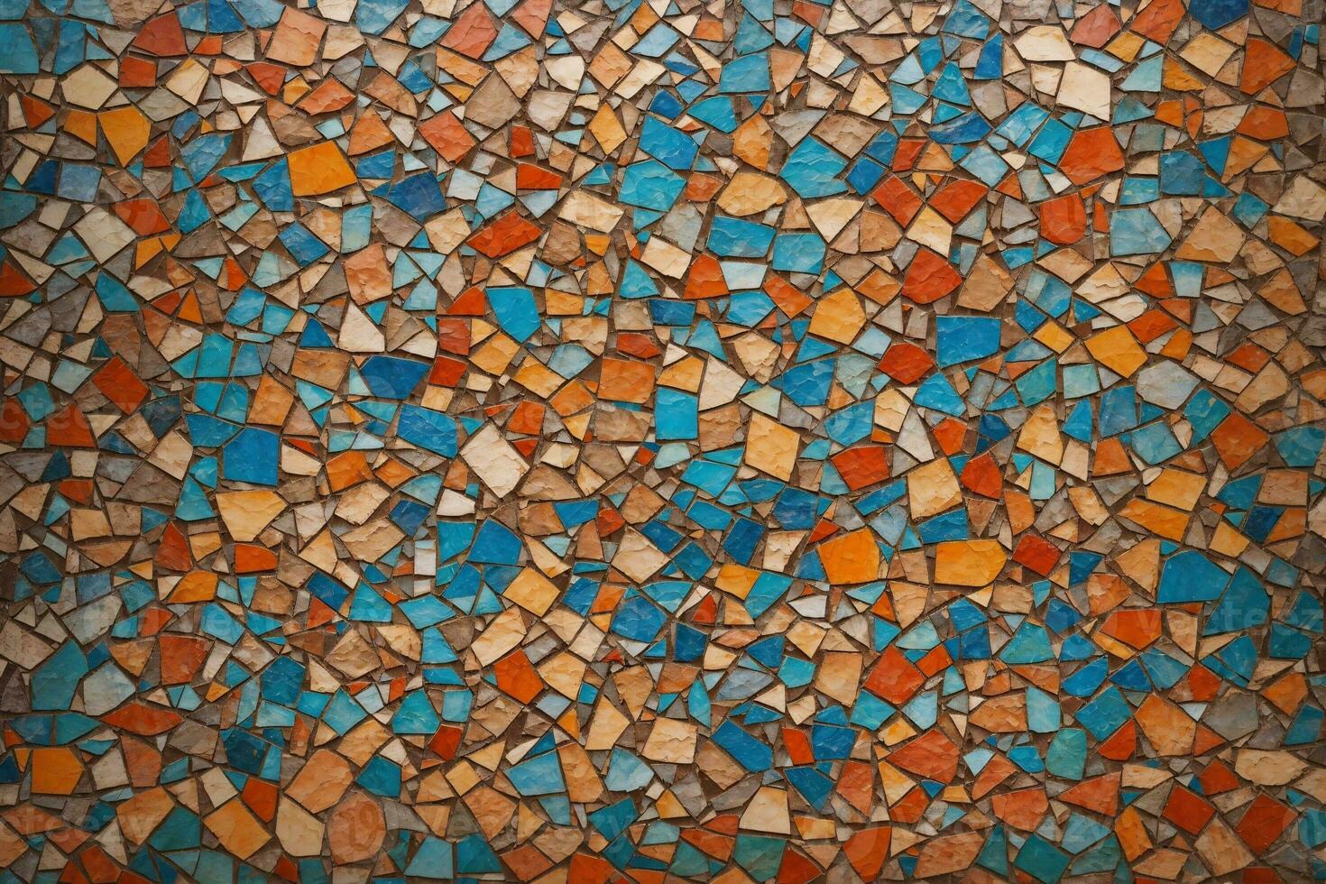 Mosaik Textur Hintergrund, bunt Mosaik Textur Hintergrund, Mosaik Hintergrund, Mosaik Hintergrund, ai generativ foto