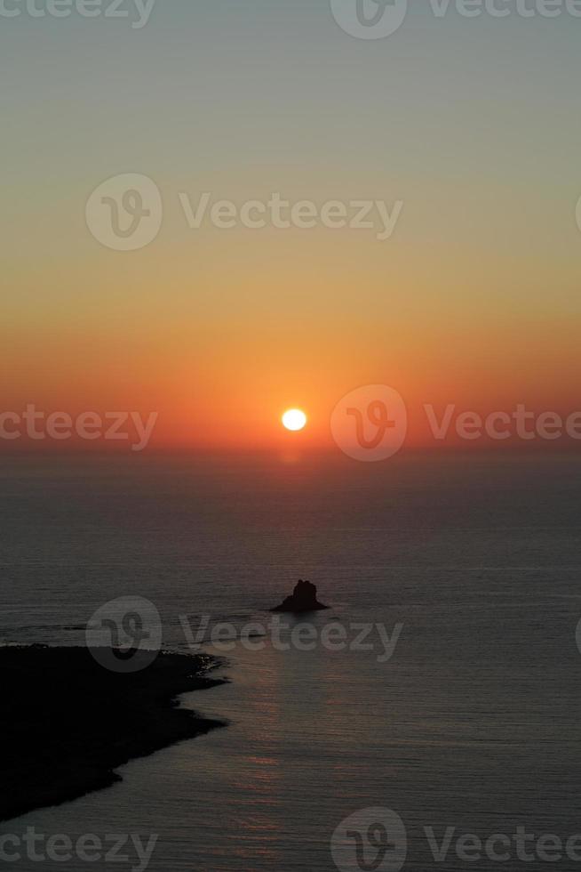 Balos Strand Sonnenschein Lagune Kreta Insel Sommer 2020 Covid-19 Ferien foto